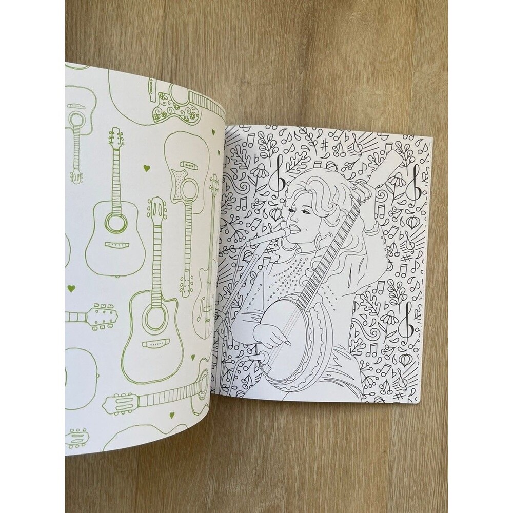 New! Dolly Parton Coloring Book With More Than 100 Pages to Colora - Picture 4 of 6